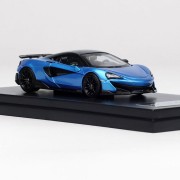 LCD Models Mclaren 600LT ICE BLUE 1:64 przód detal