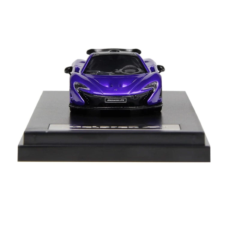 LCD Models Mclaren P1 PURPLE 1:64 przód detal