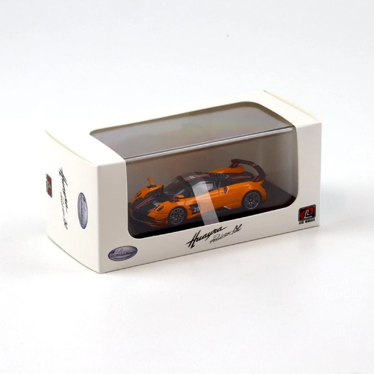 LCD Models Pagani Huayra BC #20 orange/ Carbon 1:64 box