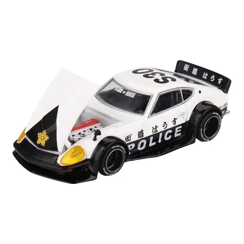 Kaido House Nissan Fairlady Z Kaido GT Police 1:64 KHMG208 przód detal