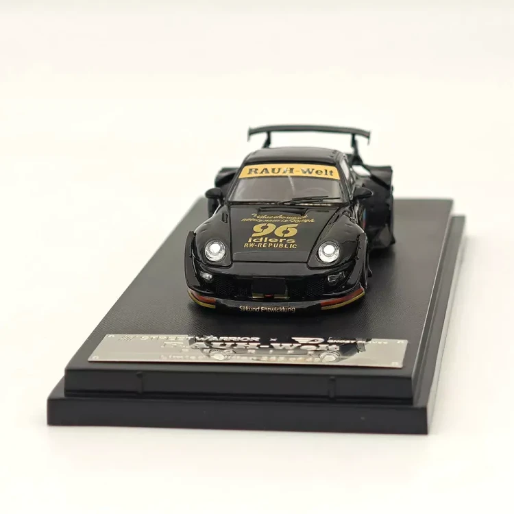 Street Weapon RWB 993 Charlene Low Tail Wing #96 Black 1:64 detal przód