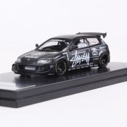 FUJI Honda CIVIC EG6 Pandem black stussy 1:64 przód