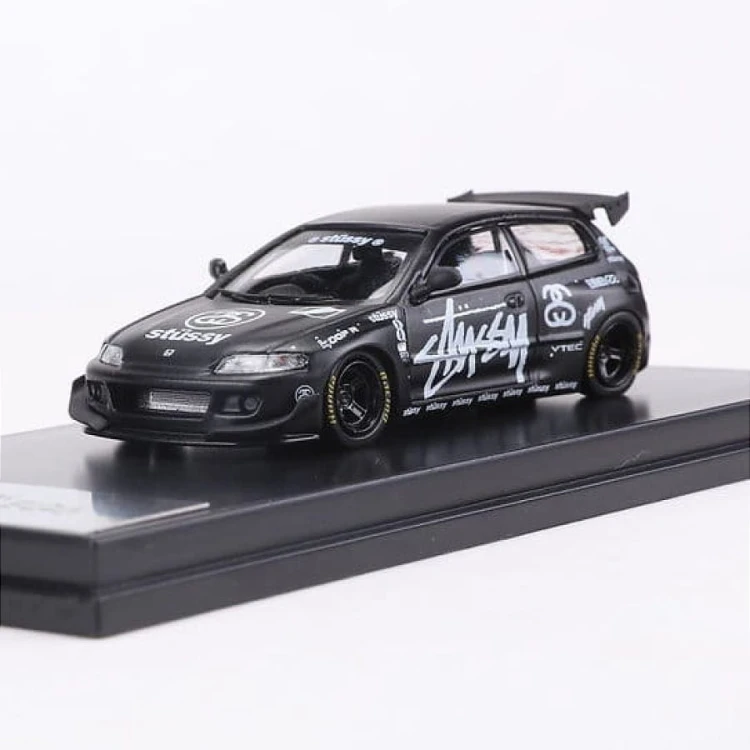 FUJI Honda CIVIC EG6 Pandem black stussy 1:64 przód