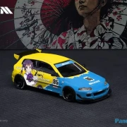 My Model Collect Honda Civic EG6 Rocket Bunny Spoon and Figure 1:64 przód