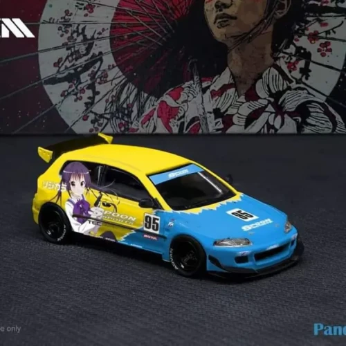 My Model Collect Honda Civic EG6 Rocket Bunny Spoon and Figure 1:64 przód