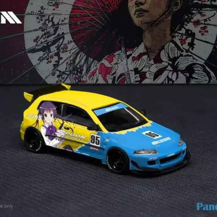 My Model Collect Honda Civic EG6 Rocket Bunny Spoon and Figure 1:64 przód