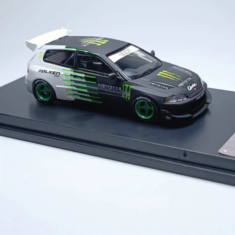 My Model Collect Honda Civic EG6 Rocket Bunny Monster Livery x Falken 1:64 przód