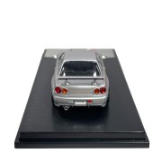 My Model Collect Nissan Skyline GT-R R34 V-Spec Nismo Livery Silver 1:64 tył
