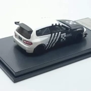 My Model Collect Honda Civic EG6 Mk5 Pandem Rocket Bunny Custom Off-White Edition 1:64 tył