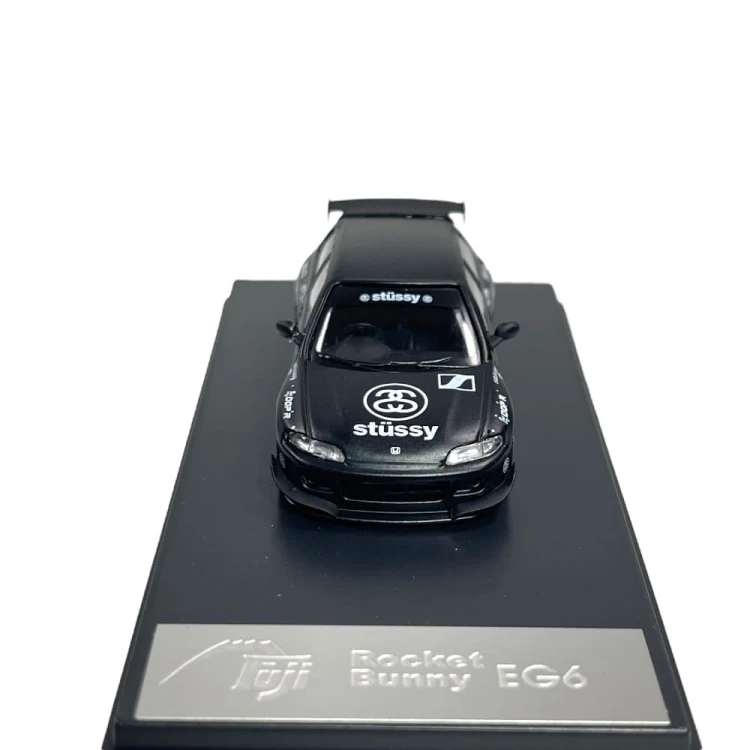 FUJI Honda CIVIC EG6 Pandem black stussy 1:64 góra