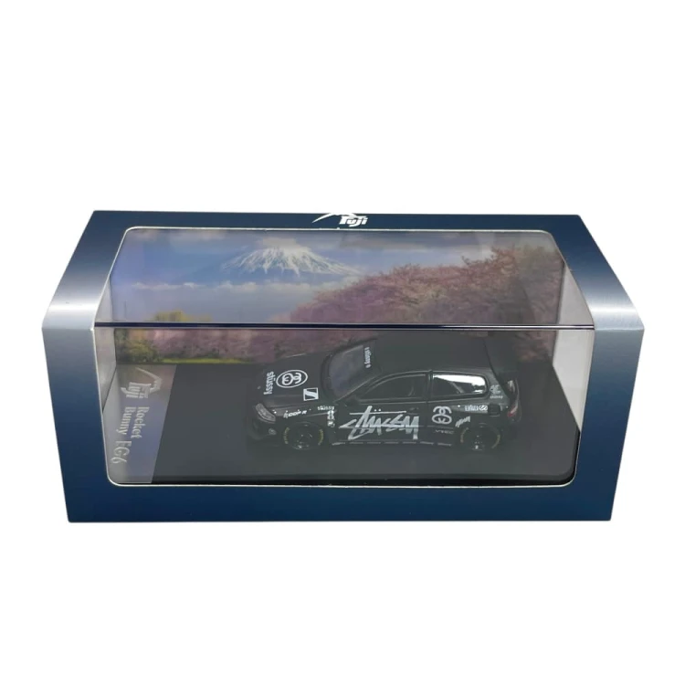 FUJI Honda CIVIC EG6 Pandem black stussy 1:64 box
