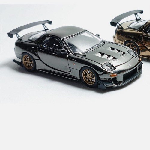 My Model Collect Mazda RX-7 (FD3S), chrome black 1:64 przód