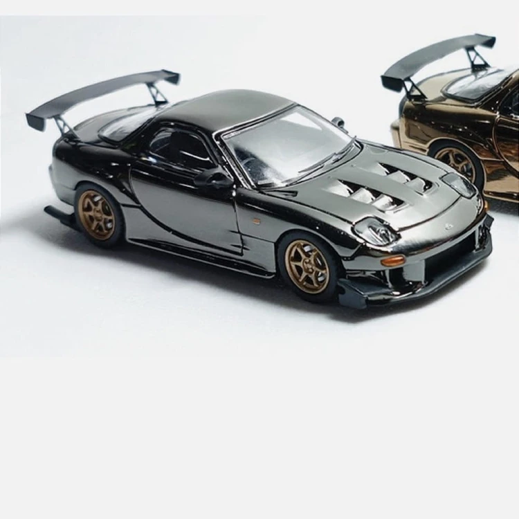 My Model Collect Mazda RX-7 (FD3S), chrome black 1:64 przód