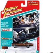 Johnny Lightning 1971 Pontiac Grand Prix Bronze Gold Metall 1:64 przód