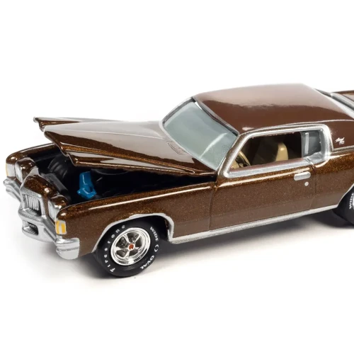 Johnny Lightning 1971 Pontiac Grand Prix Bronze Gold Metall 1:64 detal