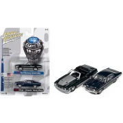 Johnny Lightning 1972 Ford Mustang Convertible &amp; Chevrolet Chevell 1:64 przód blister