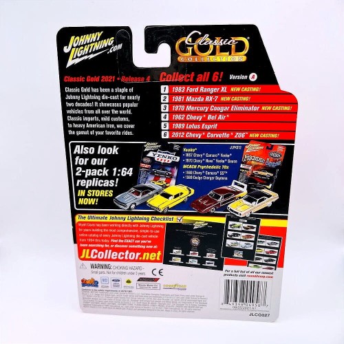 Johnny Lightning Chevy 1962 Impala Copue Zinger Turkus 1:64 tył