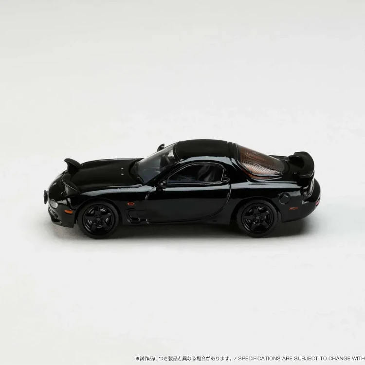 Hobby Japan MAZDA RX-7 (FD3S) TYPE RS-R Rotary Engine 30th Anniversary Limited Edition BRILLIANT BLACK 1:64 bok