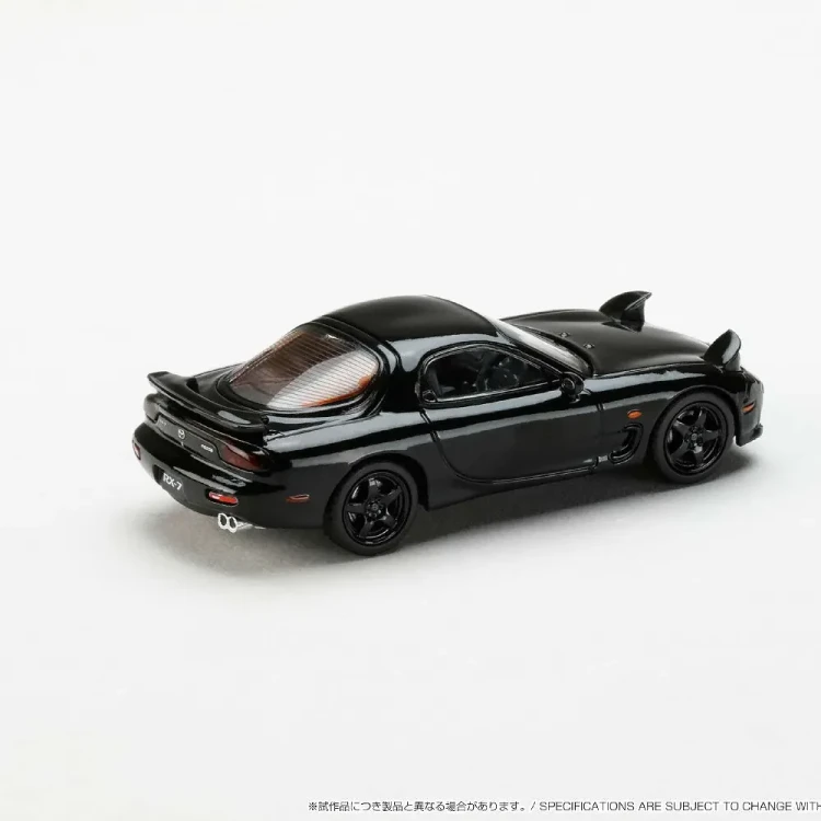 Hobby Japan MAZDA RX-7 (FD3S) TYPE RS-R Rotary Engine 30th Anniversary Limited Edition BRILLIANT BLACK 1:64 tył