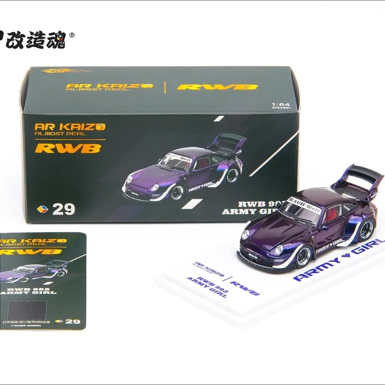 PREORDER Almost Real KAIZO RWB 993 Army Girl 1:64 box