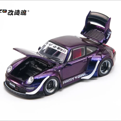 PREORDER Almost Real KAIZO RWB 993 Army Girl 1:64 przód