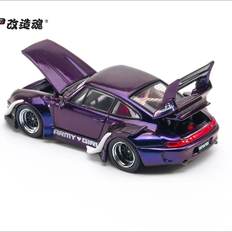 PREORDER Almost Real KAIZO RWB 993 Army Girl 1:64 tył