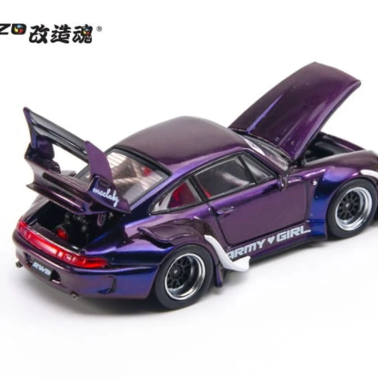 PREORDER Almost Real KAIZO RWB 993 Army Girl 1:64 tył detal