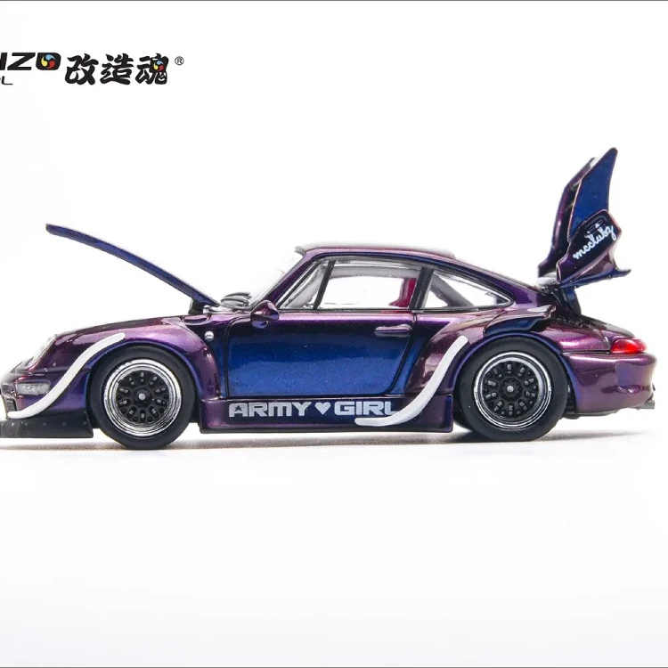 PREORDER Almost Real KAIZO RWB 993 Army Girl 1:64 bok