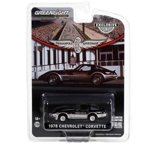 Greenlight 1978 Chevrolet Corvette 62nd Annual Indianapolis 500 Mile 1:64 przód