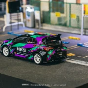 Tarmac Works Toyota GR Corolla HKS 1:64 tył