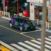 Tarmac Works Toyota GR Corolla HKS 1:64 przód detal