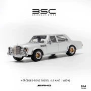 BSC Mercedes Benz 300SEL W109 AMG Silver 1:64 przód