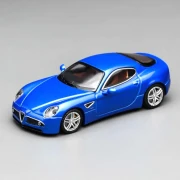 Motorhelix Alfa Romeo 8C Competizione 2008 Blu Magnetico Met 1:64 góra
