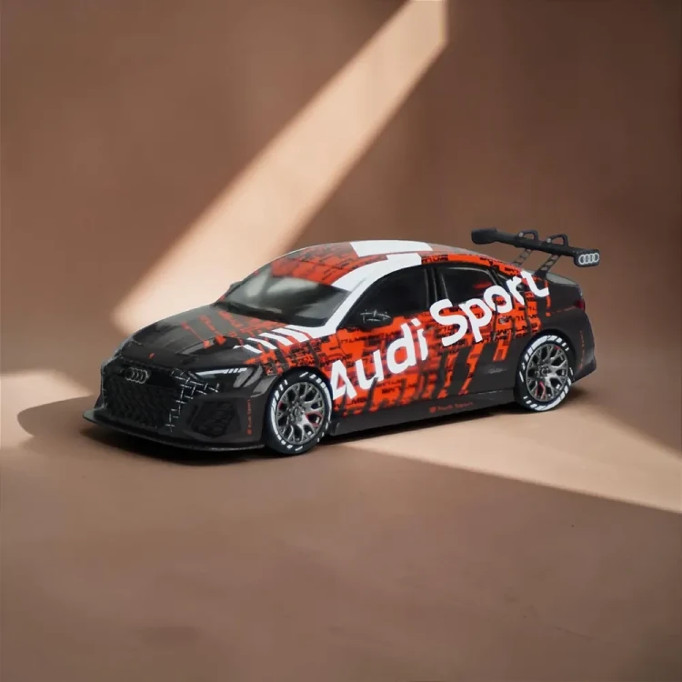 KILO Works Audi RS 3 LMS Presentation 1:64 scena