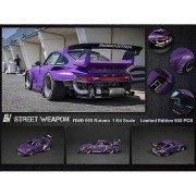 Street Weapon Porsche 911 RWB 993 Matte Purple 1:64 plakat