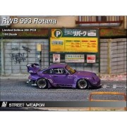 Street Weapon Porsche 911 RWB 993 Matte Purple 1:64 plakat 2