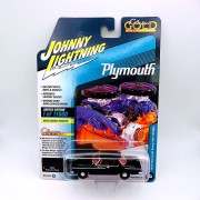 Johnny Lightning Plymouth 1962 Savoy Max Wedge Black 1:64 przód
