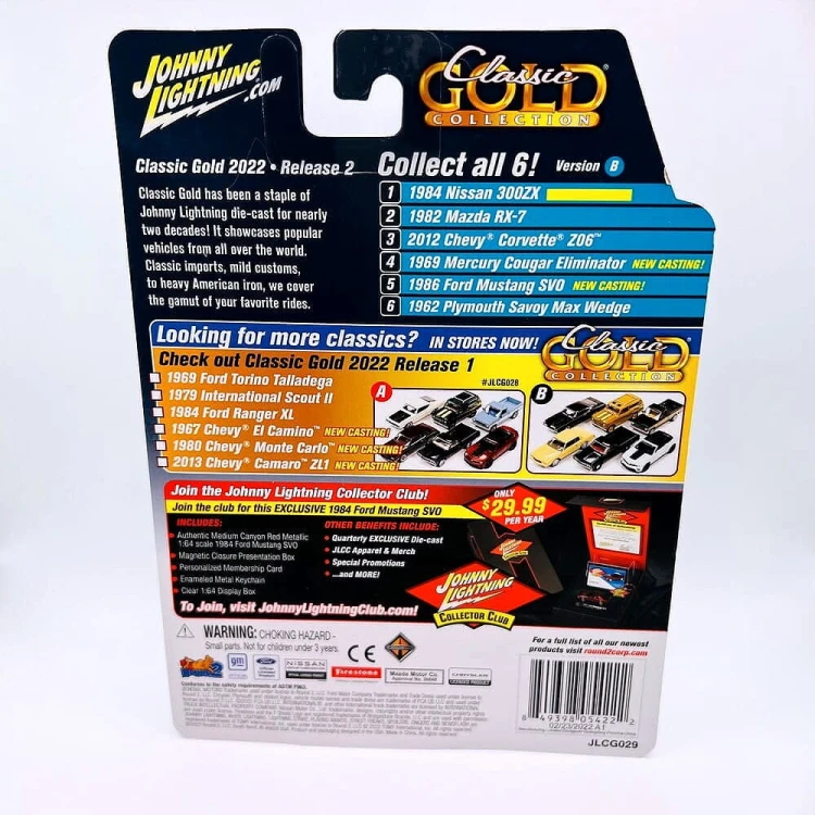 Johnny Lightning Plymouth 1962 Savoy Max Wedge Black 1:64 tył