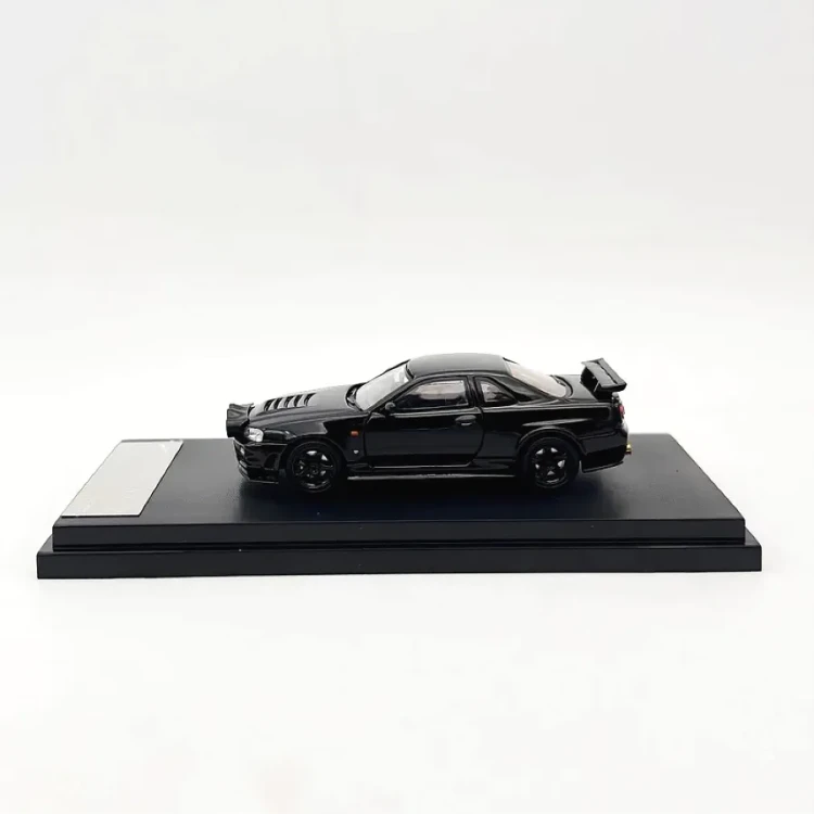 Street Weapon Nissan GTR BNR34 Z-Tune Black 1:64 bok
