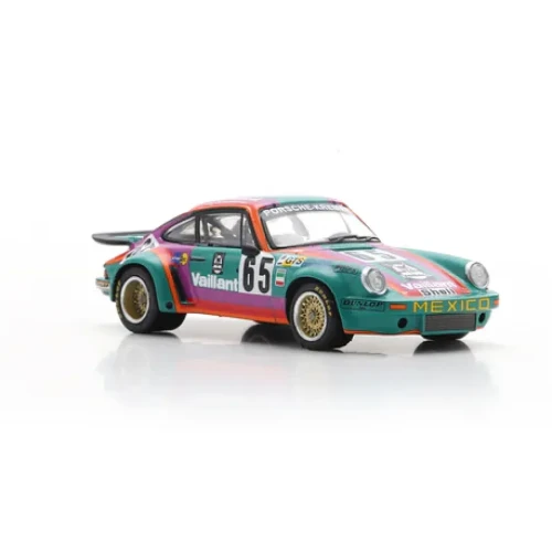 Spark Porsche 911 Carrera RSR 3.0 No.65 24H Le Mans 1975 1:64 przód detal