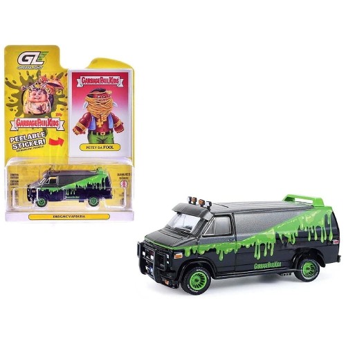 Greenlight 1983 Gmc Vandura Van Garbage Pail Kids 1:64 przód