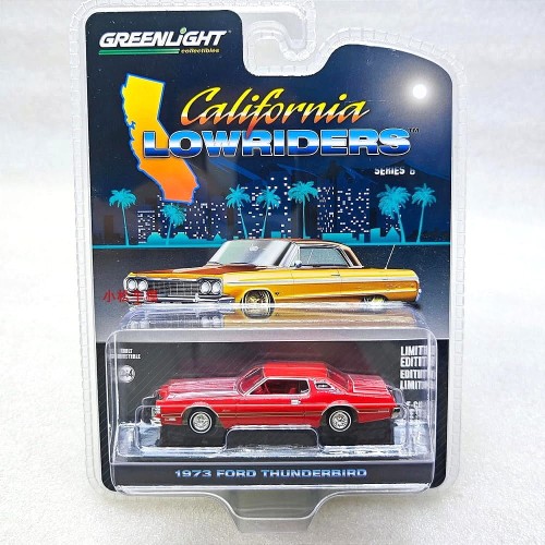Greenlight 1973 Ford Thunderbird Lowrider Rosso 1:64 przód