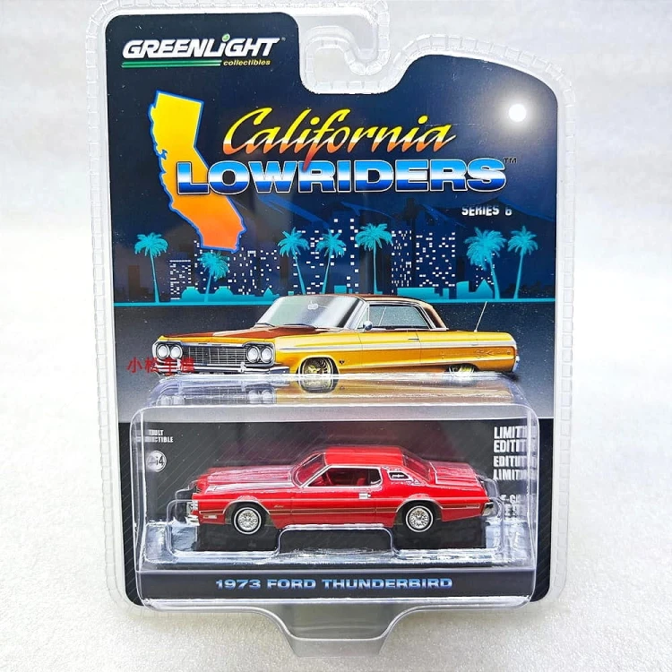 Greenlight 1973 Ford Thunderbird Lowrider Rosso 1:64 przód