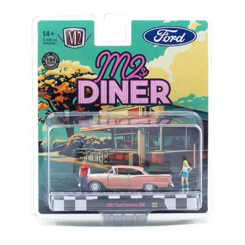 M2 Machines 67500-16 Auto-News Release 16 Set 4 Auta + Figurki 1:64 przód auto 1