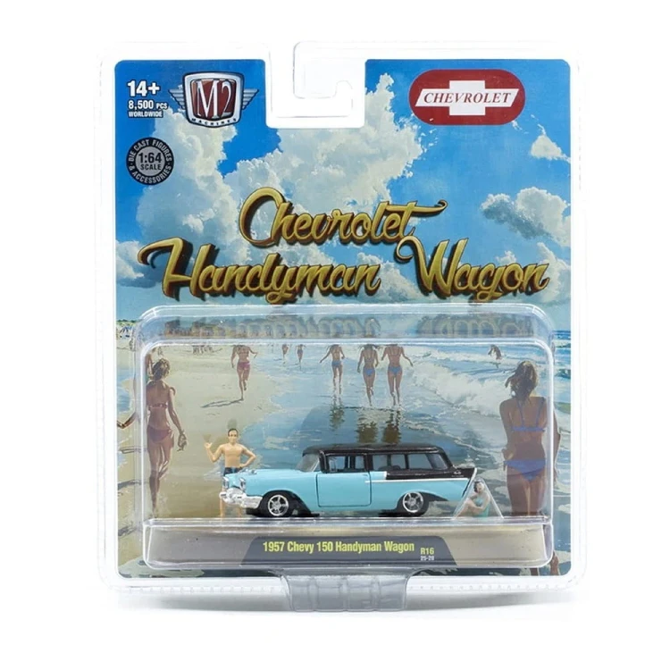 M2 Machines 67500-16 Auto-News Release 16 Set 4 Auta + Figurki 1:64 przód auto 3