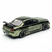 INNO64 X DPLS Skyline R34 DPLS 10TH ANNIVERSARY chrome Green 1:64 tył