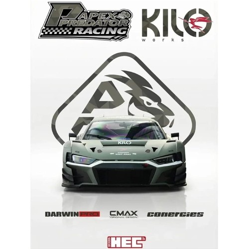 KILOWorks Audi R8 LMS GT3 EVO II Valkyrie HEC Convention Edition 2026 1:64 przód