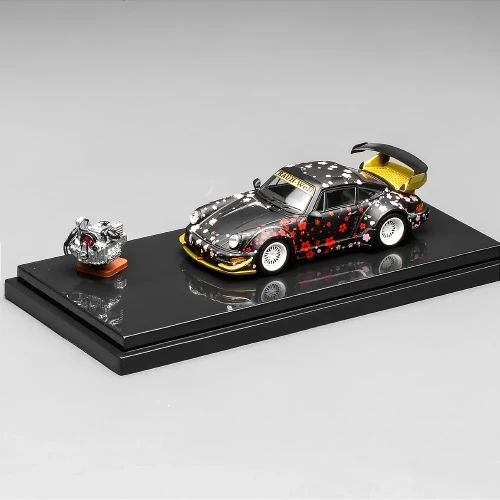 Motorhelix Porsche 911 964 RWB Aoki Bodykit 1:64 przód