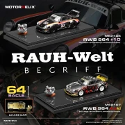 Motorhelix Porsche 911 964 RWB Aoki Bodykit 1:64 komplet