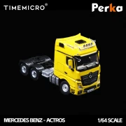 Time Micro X Perka Mercedes BENZ FLATBED TRANSPORT VEHICLE 1:64 przód detal